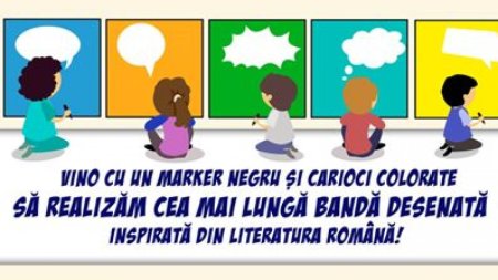 CEA MAI LUNGA BANDA DESENATA din Romania, la Bookfest 2024