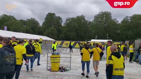 Finala Uefa Champions League » Cozi multiple la intrarea in fanzone-ul Borussiei Dortmund