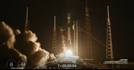 SpaceX a lansat inca 23 de sateliti Starlink pe orbita, din Florida VIDEO