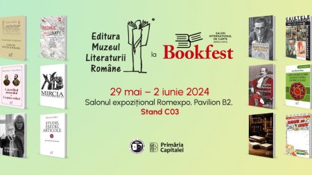 Carti-eveniment si o suita de lansari si dezbateri dedicate literaturii romane | MNLR la Bookfest 2024