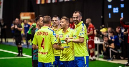 Romania, pe val la Europeanul de minifotbal: tricolorii sunt in optimi dupa victorii zdrobitoare