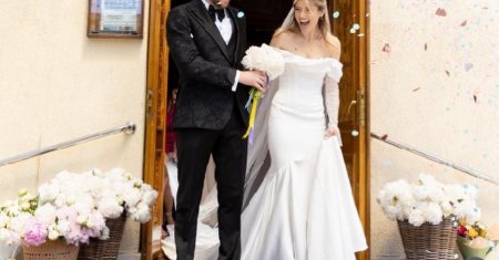 Roxana Hulpe, nunta de vis pe 1 iunie, la Cluj! Prezentatoarea Stirilor PRO TV a imbracat rochia de mireasa de ziua ei. Cum si-a surprins sotul la petrecere!