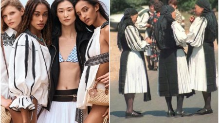 Brandul Louis Vuitton, acuzat ca foloseste camasi inspirate de portul popular romanesc, fara a mentiona originea, in noua colectie 2024