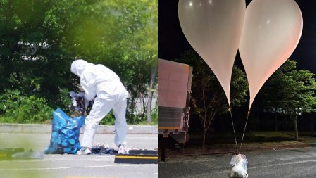 Kim Jong Un opreste baloanele cu gunoi trimise peste Coreea de Sud, dupa ce a aruncat 15 tone de deseuri in tara vecina