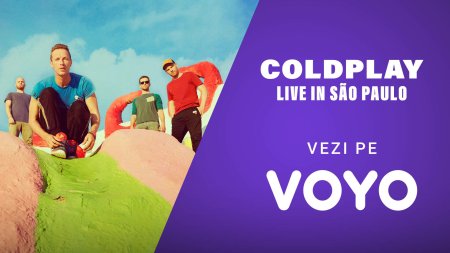 Magia muzicii este la tine acasa! Concertul Coldplay din São Paulo este disponibil pe VOYO