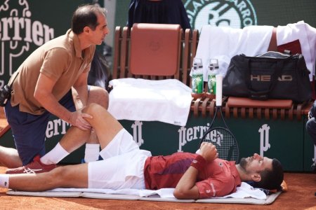 Novak Djokovici s-a retras de la Roland Garros, din cauza unei accidentari, si va pierde locul 1 in clasamentul ATP
