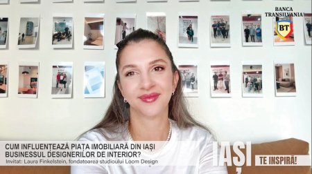 Iasi te inspira! Laura Finkelstein, Loom Design: Dezvoltarea orasului m-a ajutat sa am de lucru constant in toti acesti ani. Cand am venit prima data in Iasi, orasul era mult mai gol