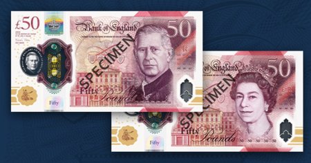 Au intrat in circulatie bancnotele cu chipul Regelui Charles. Primele numere de serie ar putea valora o avere