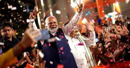 Premierul indian Narendra Modi demisioneaza dupa ce partidul sau a pierdut majoritatea absoluta in parlament