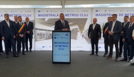 Ciuca: Ceea ce se intampla astazi la Cluj, al doilea metrou in afara Bucurestiului, reprezinta o o noua abordare pentru administratiile locale si pentru Guvern. Aceasta este modalitatea in care trebuie sa proiectam viitorul Romaniei