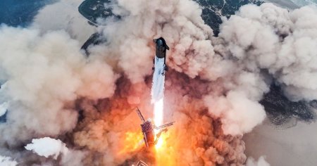 Racheta Starship a Space X a fost lansata in cel de-al patrulea zbor de proba VIDEO
