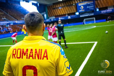 Romania - Bosnia, in sferturile Europeanului de minifotbal » Tricolorii au scapat de campioana en titre
