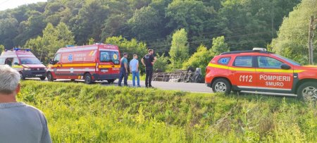 Accident cu sase victime in Jibou, in urma impactului dintre un microbuz si o masina. A fost activat Planul rosu de interventie