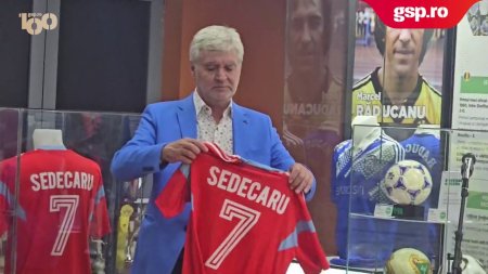 Ce a insemnat pentru Toni Sedecaru, tricoul cu numarul 7 la Steaua: E curios ca am primit acest numar magic