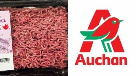 Alerta alimentara in magazinele Auchan! Un sortiment de carne adorat de romani, retras de la raft