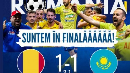 Calificare! Romania, in finala Campionatului European de Minifotbal. Va intalni Serbia dupa ce a invins Kazahstan la penalty-uri