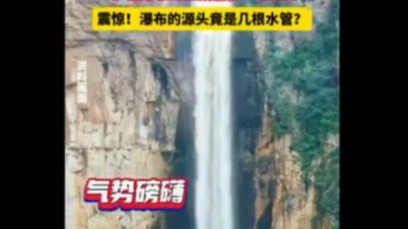 Secretul neasteptat al celei mai mari <span style='background:#EDF514'>CASCADE</span> din China, facut public. De unde curge, de fapt, apa. VIDEO