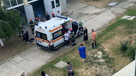 Explozie in atelierul Liceului Tehnologic "Dimitrie Bolintineanu" din orasul Bolintin Vale. Doi elevi au ajuns in spital