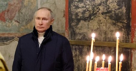 Cum <span style='background:#EDF514'>CONSTRUIESTE</span> propaganda rusa un adevarat complex Mesia in jurul tiranului Vladimir Putin