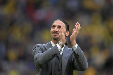 Zlatan Ibrahimovic a fost aclamat de un stadion intreg dupa Suedia - Serbia » Golgheterul nationalei, coplesit de emotii