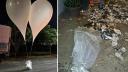 Scandalul baloanelor cu deseuri continua. Coreea de Nord a trimis aproape 330 de noi baloane cu gunoi in Coreea de Sud