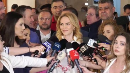 Gabriela Firea a mers la vot insotita de Marcel Ciolacu: Am votat pentru oameni in administratie care nu se plang, care nu se incuie in birou