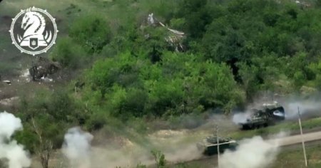 Confruntare de gradul zero intre un M2 Bradley si un vehicul rusesc. Cine a castigat VIDEO