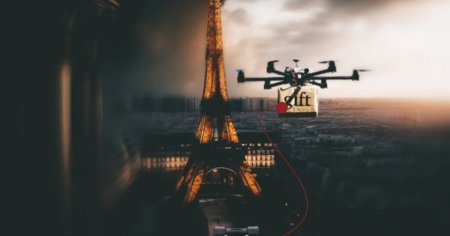 ISIS publica un afis amenintator in care o drona e trimisa spre Turnul Eiffel