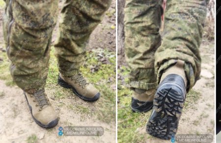 Cizmele si bocancii armatei ruse, facuti cu matrite si materiale cumparate din Europa, arata o investigatie Novaia Gazeta Europa