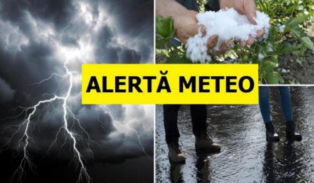 Alerta ANM! Cod galben de ploi, vijelii si caderi de grindina. Ce zone sunt afectate de avertizarea meteorologilor