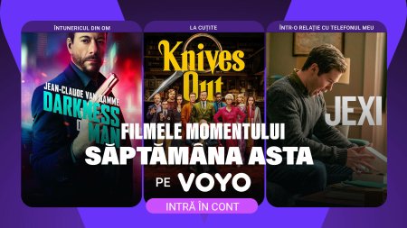 VOYO ti-a pregatit trei filme de exceptie. Intra acum in cont si afla ce poti viziona saptamana aceasta