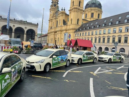 Cum incearca Romania sa atraga turistii de la EURO 2024? Peste 600 de taxiuri din Hamburg, Berlin, Munchen si Frankfurt vor fi colantate cu Romania