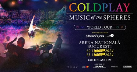 Facilitati de transport si restrictionare trafic rutier pentru concertele Coldplay din 12-13 iunie, Bucuresti