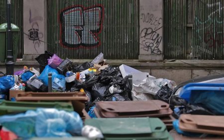 Stare de alerta in judetul Braila, dupa ce operatorul de <span style='background:#EDF514'>SALUBRITATE</span> refuza sa mai ridice gunoiul