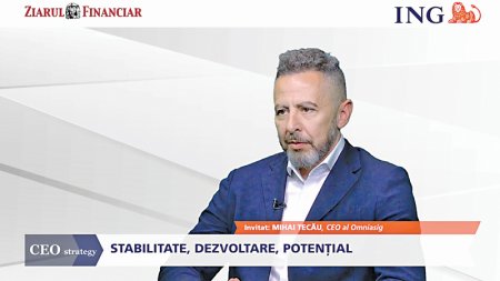 ZF CEO Strategy, un proiect realizat de Ziarul Financiar in parteneriat cu ING Bank: Mihai Tecau, CEO al <span style='background:#EDF514'>OMNIA</span>sig: Daca vorbim global despre piata de asigurari din Romania, consumul de asigurari are o tendinta de crestere. Deocamdata nu este o suficienta diversificare in piata, dupa parerea mea. Piata de motor este cea mai importanta