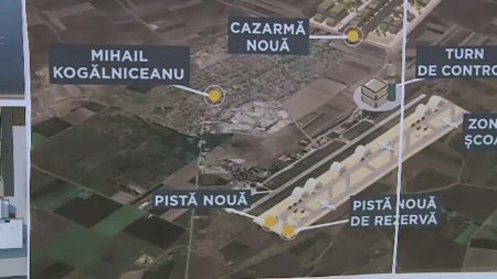 Au inceput lucrarile la o noua pista a bazei aeriene Mihail Kogalniceanu. Lucrarea are o valoare de 12 miliarde de lei