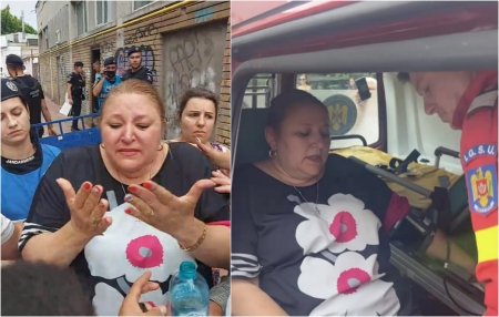 Diana Sosoaca, imbranceli cu jandarmii langa un camion cu buletine de vot, in Sectorul 3. Senatoarea a chemat ambulanta. Reactia Jandarmiei