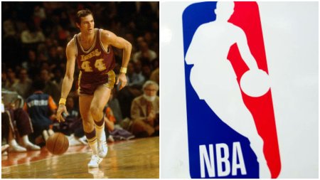 Barbatul care apare in celebrul logo NBA a murit. <span style='background:#EDF514'>JERRY WEST</span> avea 86 de ani