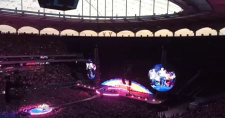 Show memorabil Coldplay la Bucuresti. Cum s-a vazut concertul din tribune. Despre momentul Babasha FOTO VIDEO