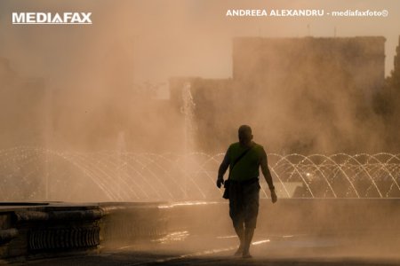 Codul galben de canicula se mentine in Bucuresti si 14 judete. In restul tarii vor fi furtuni