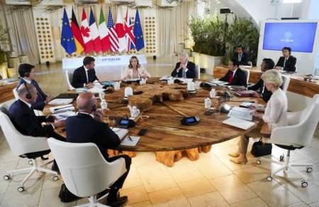 Liderii G7 reuniti joi in Italia au ajuns la un acord politic pentru Ucraina