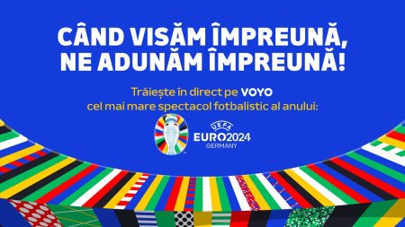 Urmareste meciurile de la EURO 2024 pe VOYO! Ia-ti acum oferta de 2 luni + 1 luna cadou