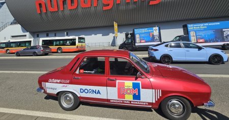 Batrana Dacie 1300 a facut senzatie pe circuitul de Nürburgring, cel mai vechi din Europa.  Dacia a alergat alaturi de Porsche GT3 RS, M2, M3 VIDEO