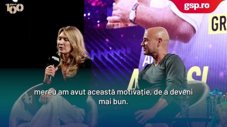 Andre Agassi si Steffi Graf au raspuns intrebarilor in cadrul unui eveniment organizat la Cluj: Asta m-a motivat pe finalul carierei, cand am suferit multe accidentari