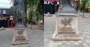 Statuia lui Mihai Eminescu din Cernauti a fost vandalizata. Pe cine dau vina autoritatile
