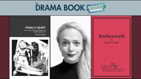 Scriitoarea romano-americana Cristina A. Bejan lanseaza cel mai recent volum de piese de teatru, FINALLY QUIET, la Drama Book Shop din New York