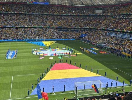 Romania - Ucraina 0-0. Tricolorii au inceput aventura la EURO 2024 in fata a zeci de mii de suporteri