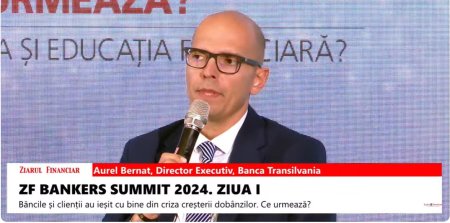 Aurel Bernat, Director Executiv, Banca Transilvania: Noi vedem dobanda de referinta la 6,5% pana la finele anului, cu scaderi in etape, nimic hazardat. Suntem intr-o zona de echilibru