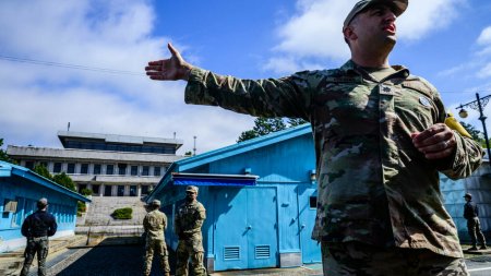 Soldatii sud-coreeni au deschis focul in zona demilitarizata. Trupele lui Kim Jong-un au trecut frontiera