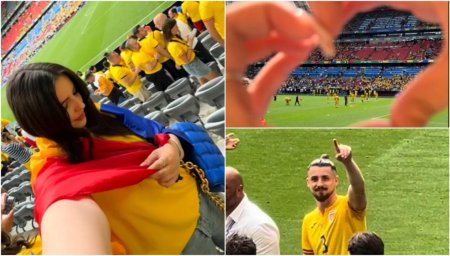 Iubita lui Radu Dragusin, imagini emotionante de la meciul de debut al Romaniei la Euro 2024. Sportivul i-a dedicat victoria